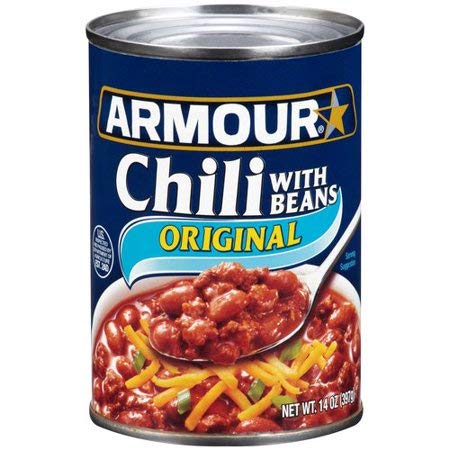ARMOUR ORIGINAL CHILI WITH BEANS 14 OZ