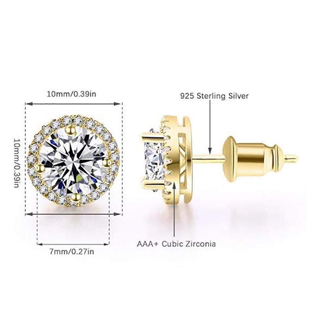 UpBeauty Women Fashion Trendy Style Rhinestone Stud Earring Jewelry Gift Stud