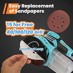GoGonova 3.0A (360W) Orbit Sander, 6 Speeds Random