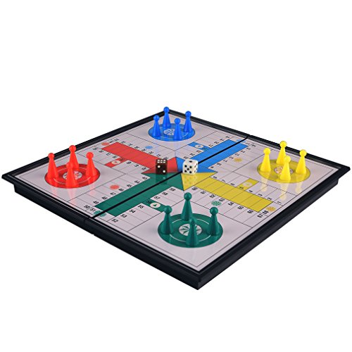 Folding Magnetic Ludo Set - 9.75"