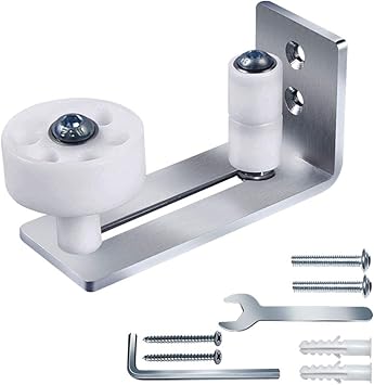 Amazon Com Tlbtek Barn Door Floor Guide Stainless Steel Wall