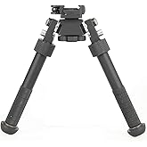 BESTSIGHT Bipod for Rifle,Tactical Picatinny Bipod,7-10inch bipod Adjustable 360° Rotate bipod