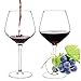 Luxbe - Crystal Wine Glasses 21-ounce, Set of 4 - Large Handcrafted Red White Wine Glass - 100% Lead-Free Crystal Glass - Professional Wine Tasting - Burgundy - Pinot Noir - Bordeaux - 650ml