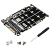 Vaorwne M.2 Ssd naar U.2 2in1 M.2 Nvme en Sata-Bus Ngff Ssd naar Pci-E U.2 Sff-8639 Pcie M2 Converter voor…