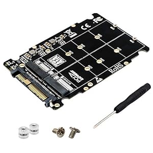 Vaorwne M.2 Ssd naar U.2 2in1 M.2 Nvme en Sata-Bus Ngff Ssd naar Pci-E U.2 Sff-8639 Pcie M2 Converter voor…