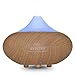 Essential Oil Diffuser,EVELTEK Wood Grain Cool Mist Portable Aromatherapy Air Humidifier,7 Colors Changing LED &Waterless Auto Shut-off for Home Office Bedroom Room & Children,Nature Health & Beauty