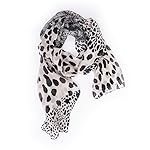 Womens Animal Print Scarf - Light Weight -Cheetah Leapard