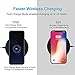 Fast Wireless Charger Ultra Slim Quick Charge Qi Wireless Charging Pad for Samsung Galaxy Note 8 S8 S7 Edge S6 Edge iPhone X 8 Plus and all QI-Enabled