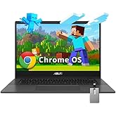 ASUS Chromebook CM1402 14" FHD Anti-Glare Laptop, MediaTek Kompanio 520, 4GB LPDDR4X, 64GB eMMC, HD Webcam, WiFi 6, Bluetooth