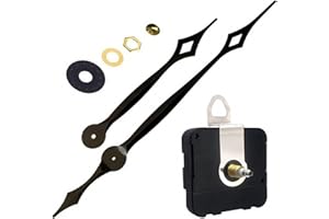 Quartz Clock Movement for Set High Torque Long Replacement with 430mm Minute 256mm Hour 1728mm Shaft Length DIY Wall Clock Re