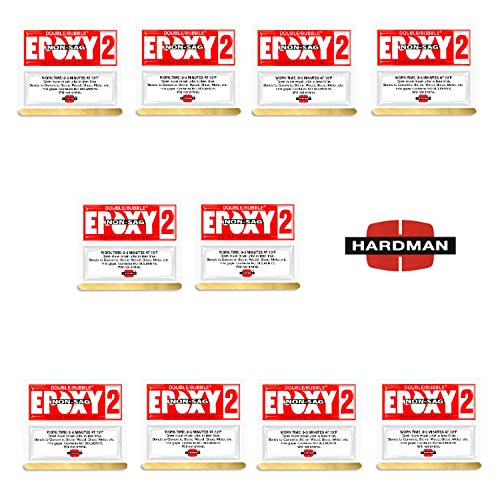 Red 2 Non Sag 3.5g Double Bubble Epoxy Packet Includes Ten Packs Super Fast Set Hardman 04008 By Midwest Corvette