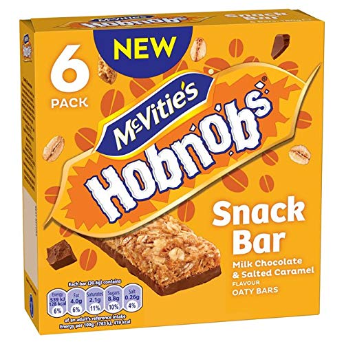 Original McVitie's Hobnobs Chocolate & Salted Caramel Oaty Snack Bar