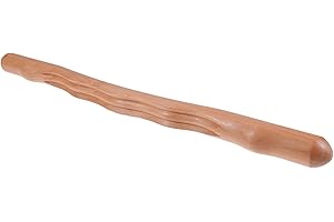 LRXIYODE Wooden Massage Rod Gua Sha Stick for Muscle Relief and Beechwood Scraping Tool for Neck Shoulder