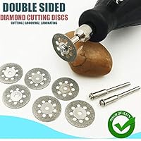 ZOOARTS Double Sided Diamond Cutting Discs (10 Pcs) - HOT SALE (22mm)