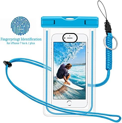 Waterproof Phone Case, Universal Dry Pouch Outdoor Cell Phone Floating Bag with Straps for iPhone 7 6s 6 Plus, Samsung Galaxy S8 S7 S6 Edge Note 5 4 3 HTC One M8, M7, LG, G5, Huawei, Sony, etc
