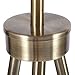 Amazon Brand – Rivet Mid-Century Modern Tripod Standing Floor Lamp with Drum Shade, Bulb Included, 58.25