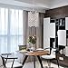 kingmi Plug-in Pendant Lights Dimmable Chandelier with ON/OFF Dimmer Switch and 16.4’ Handing Cord, Chrome Cylinder Style for Bedroom Dining Room and More