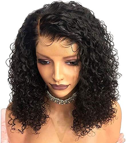 ALI V Hair Lace Front Wigs Human Hair For Black Women 130% Density Brazilian Hair Pre Plucked Lace Front Wig with Baby Hair(14inch,130density)