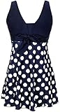 Women's One Piece Swimsuit Plus Size Swimwear Cover Up Swimdress Bathing Suit