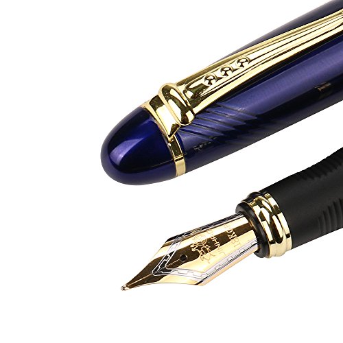 Glumes Fountain Pen Ink Storing, Fine Nib Writing Calligraphy Pen Scribe Tool Office Stationary School Supplies Creative Gift Pen for Kids, Toddlers, Child, Adults