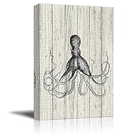 Canvas Wall Art Feather and Animals Canvas Prints Home Artwork Decoration for Living Room,Bedroom - 12x18 inches