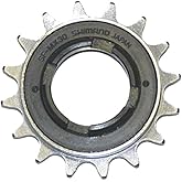 SHIMANO Mx 16 Tooth Single Speed Freewheel Cycling Wheel (16T X 3/32-Inch) | SF-MX30 16T Freewheel - Chrome-Plated, 9-Speed Compatible
