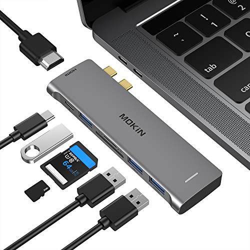 USB-C-Adapter-for-MacBook-Pro-Adapter-MacBook-Pro-USB-Adapter-MacBook-Pro-HDMI-Adapters-with-3-USB-30-4K60Hz-HDMI-TFSD-USB-C-Thunderbolt-3-100W