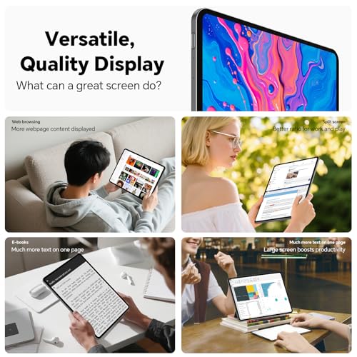 TECLAST Artpad Pro 12.7 Inch 2.2GHz Helio G99 Octa-Core Gaming Tablet Android 15, Dual SIM 4G LTE + 5G WiFi, 2176 x 1600, 20 GB RAM+256 GB ROM(TF 8TB) 10000 mAh 30 W Quick Charge