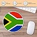 Round Mouse Mat - South Africa Pretoria Flag Office Gift - RM9121