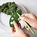 Herb Stripper & Collard Greens: Kale, Chard, Rosemary, Thyme. It Separates Leaves From The Stem For a Few Seconds, The Flick Of The Wrist. Ideal For Standard Condiments! Color - 