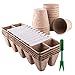 Plant Starter Kit | Everything You Need | Peat Pots, Peat Seed Starter Trays, PVC Plant Growing Trays, Gardening Tools & More! | Perfect Plant Cultivation Set for Gardeners or Classrooms