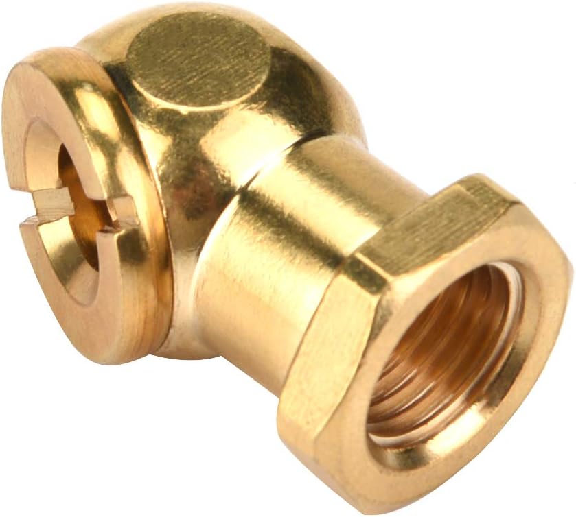 1/4" No-Clip/Clip Copper Tyre Air Valve Tire Inflator Valve Air Chuck Suitable for Car Motor(No-clip) Universal Fittings low profile ball air chuck valve - Image 4