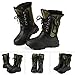 Men's Waterproof Rain Boot Mid Calf Winter Snow Warm Boots Garden Fishing Outdoor Shoes