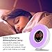 LBell Wake Up Light Alarm Clock, [2018 UPGRADED] Digital Alarm Clock with Sunrise Simulation, 7 Colors Night Light, 6 Nature Sounds, FM Radio for Bedrooms and Heavy Sleepers by