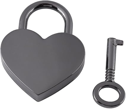 Candado en Forma de corazón de Metal pequeño, Candado de Mini ...
