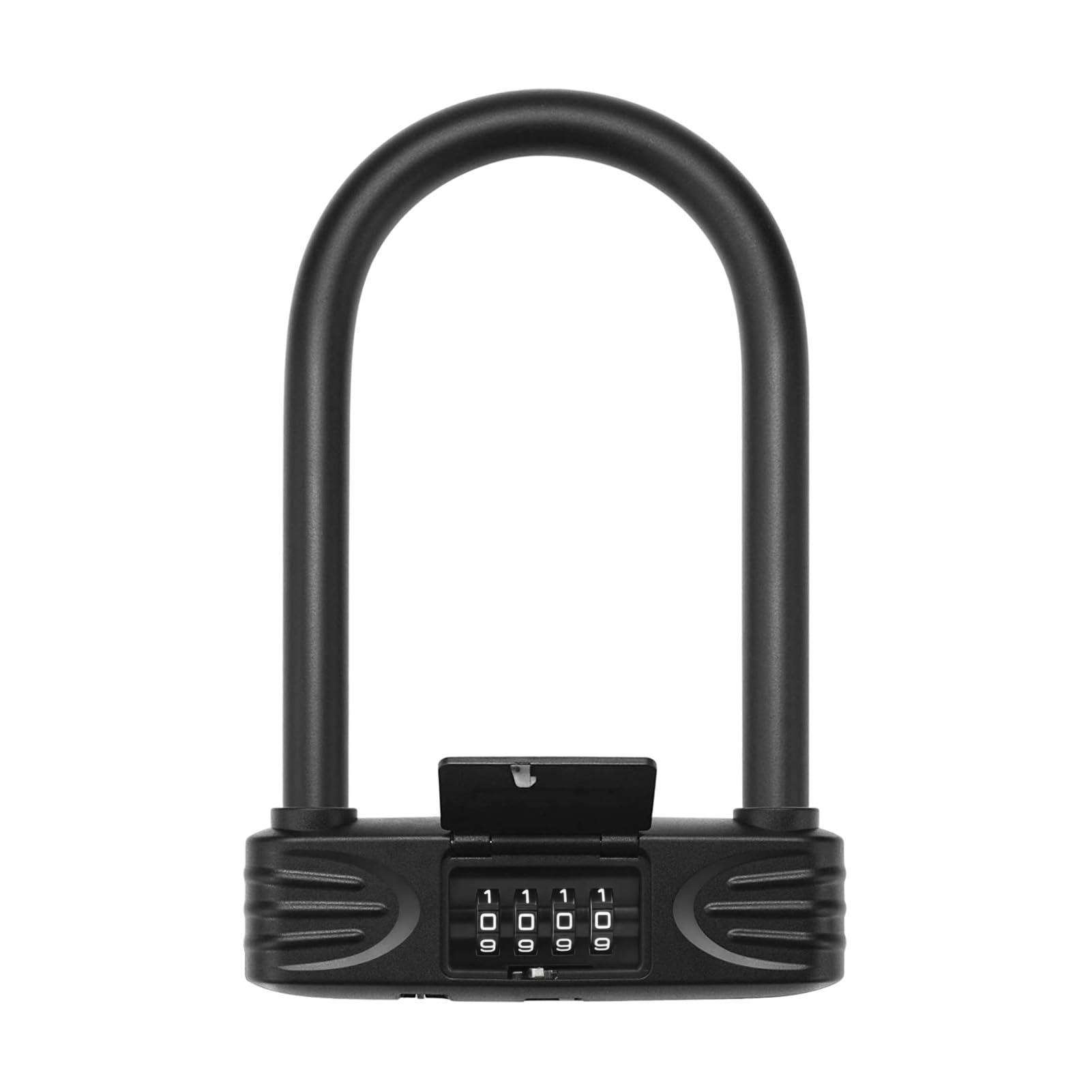 TenixLox Bike U-Lock,4 Digit Combination Bicycle Lock with Shackle,Waterproof and Rustproof,No Key,Anti-Theft U Lock for Bike or Motorcycle,Gate Yard,Warehouse,Travel