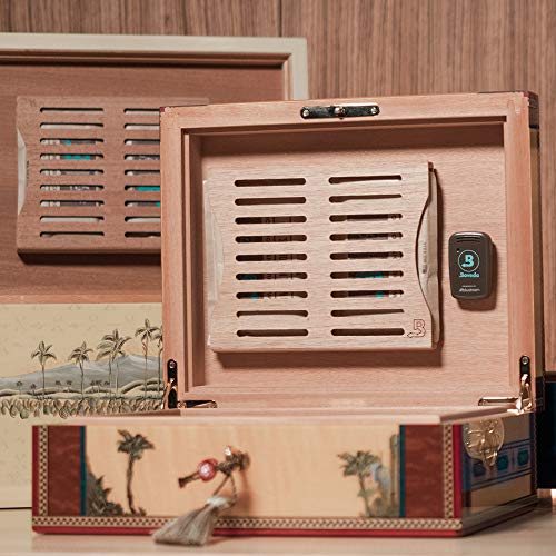 Boveda Smart Hygrometer for Humidors, Herbal & Music Measures RH and