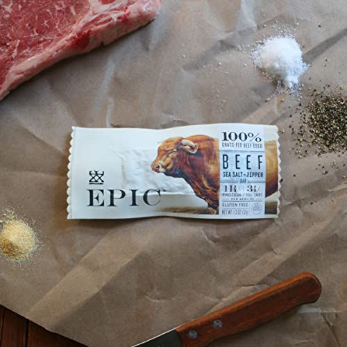 EPIC Beef Sea Salt and Pepper Protein Bar, 12 ct Pricepulse