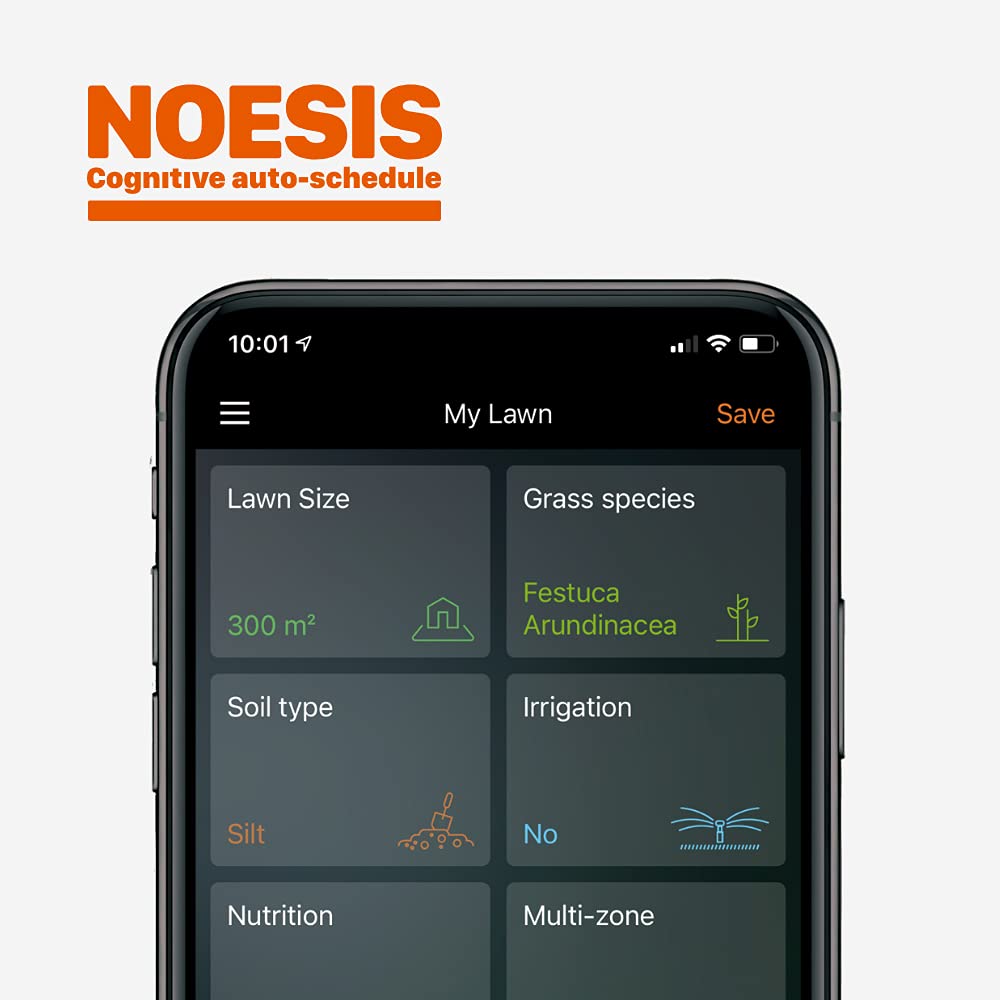 WORX Landroid Plus WR167E Mähroboter mit Begrenzungskabel für Gärten bis 700m² (AIA Navigation, App Steuerung, schwimmendem Mähwerk - max Steigung: 35%, Schnittbreite 18cm, Schnitthöhe 30-60 mm) 4