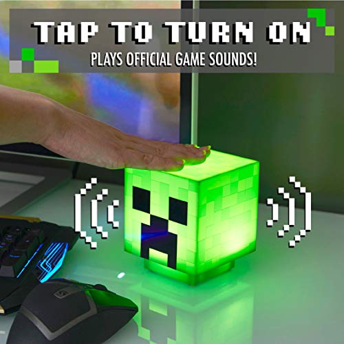 Minecraft Creeper Light with Official Creeper Sounds, Battery Powered