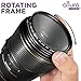Altura Photo 67mm CPL Circular Polarizer Glass Filter, Slim Design w/Rotating Mount