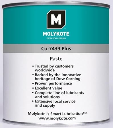 Molykote cu7439pps400 – Spray Kupfer Pasta, grün/weiß, 400 ml