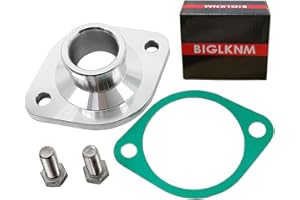 BIGLKNM Billet Aluminum Water Neck Thermostat Housing For Mopar Chrysler Dodge 273 318 340 360 361 383 400 413 426w 440