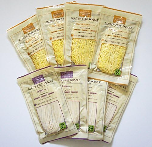 Authentic Japanese Gluten Free Ramen &amp; Udon Variety Pack (4 Packs Each)