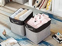 DECOMOMO Storage Baskets | Large Storage Bins 54.5L
