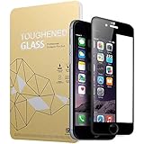 Valuebuybuy 0.2mm 3D Touch Compatible Curved Full Coverage Tempered Glass Screen Protector for Apple iPhone 6 / 6S (4.7-Inch) - Black