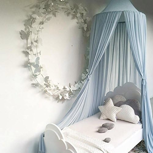 Pinji Ciel De Lit Pour Enfant Bebe Moustiquaire Princesse Baldaquin Rideaux De Lit Protecteur Pour Lit Enfant Panier Berceaux Bebe Contre Moutiques Insectes Agrainees Rose Ciels De Lit Cuisine Maison