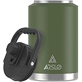 Arslo large Insulated Water Jug With Handle, One Gallon Insulated Water Bottle, 1 Gallon Stainless Steel Water Jug