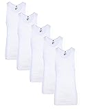 Hanes Men's Tall Size Flat, White-5 Pack