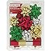 Berwick Offray Traditional Colors All Occasion, Birthday, and Christmas Bows and Christmas Ribbon, 25 Bows and 80 Feet of Ribbon